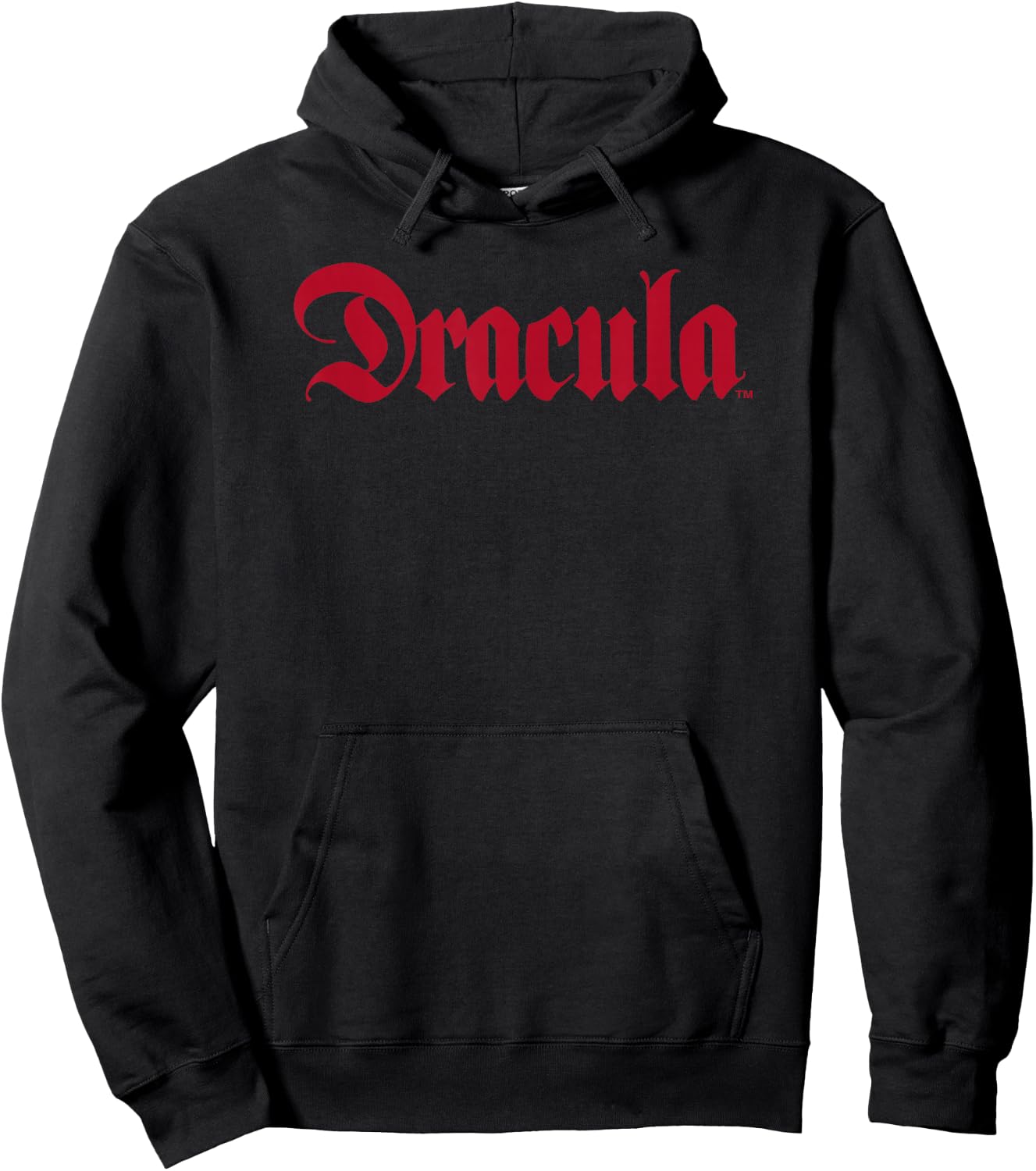 Dracula Original with Red Font Hoodie - Hoodie | Black