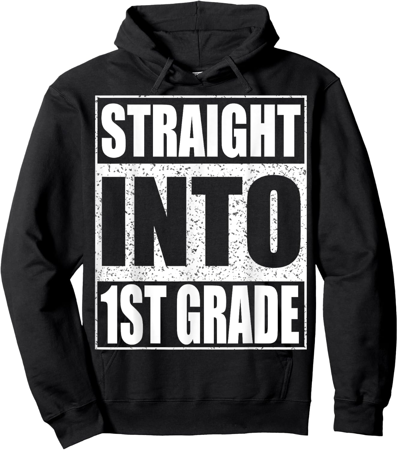 Straight Into 1st Grade Shirt Boy Girl Back To School Hoodie - Hoodie | Black