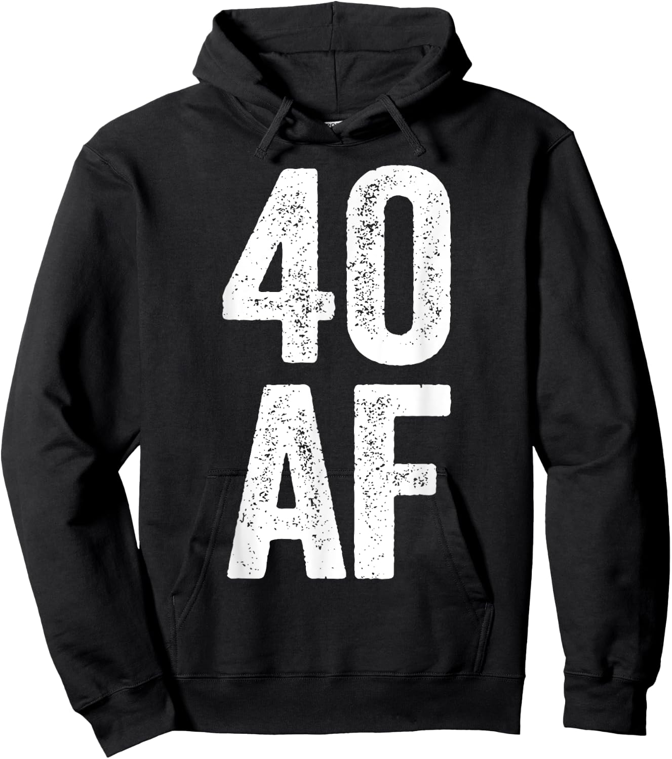 40 AF Shirt Men Women 40th Birthday Hoodie - Hoodie | Black