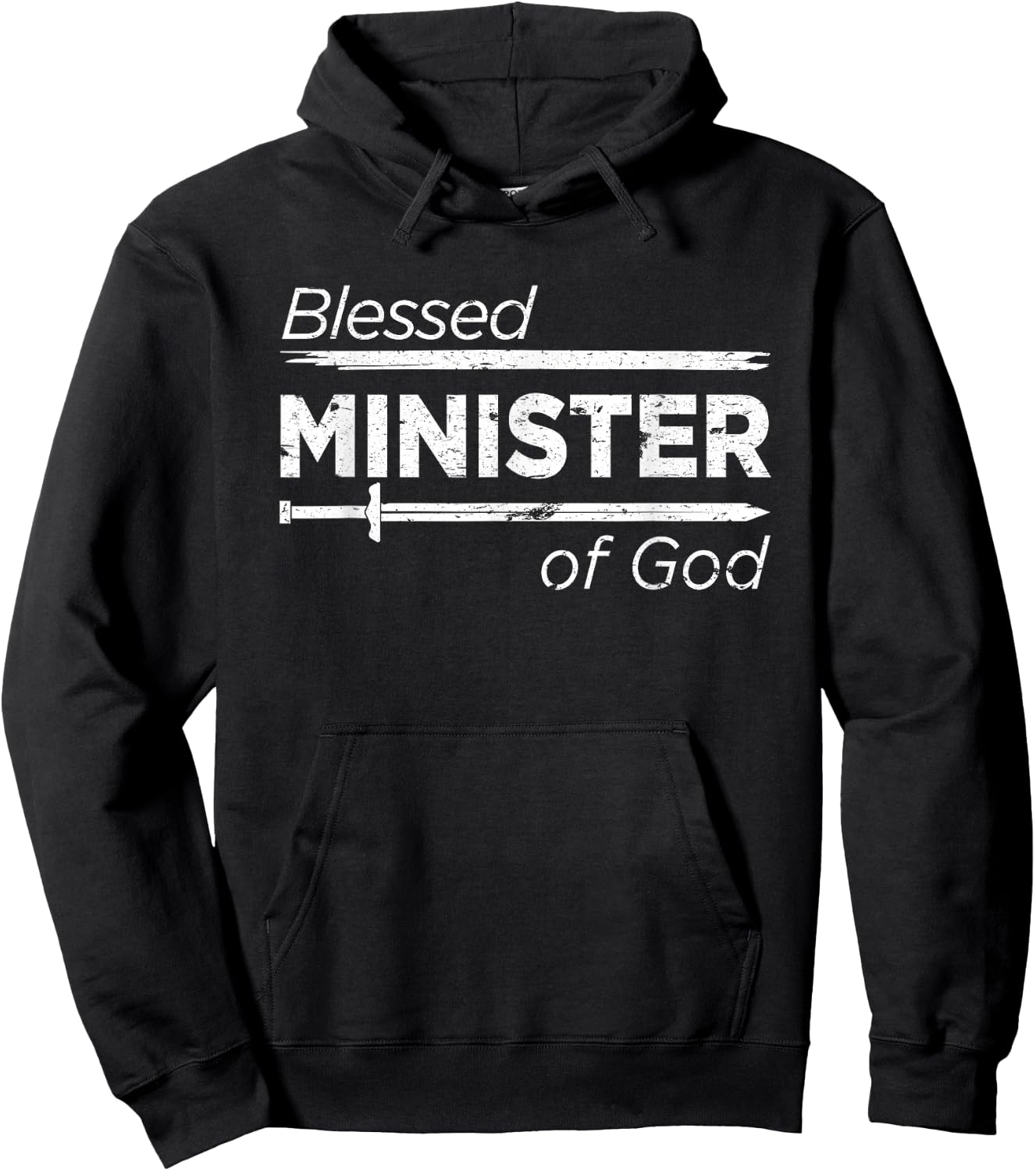 Blessed Minister of God Shirt Christian Gifts Pastor Hoodie - Hoodie | Black