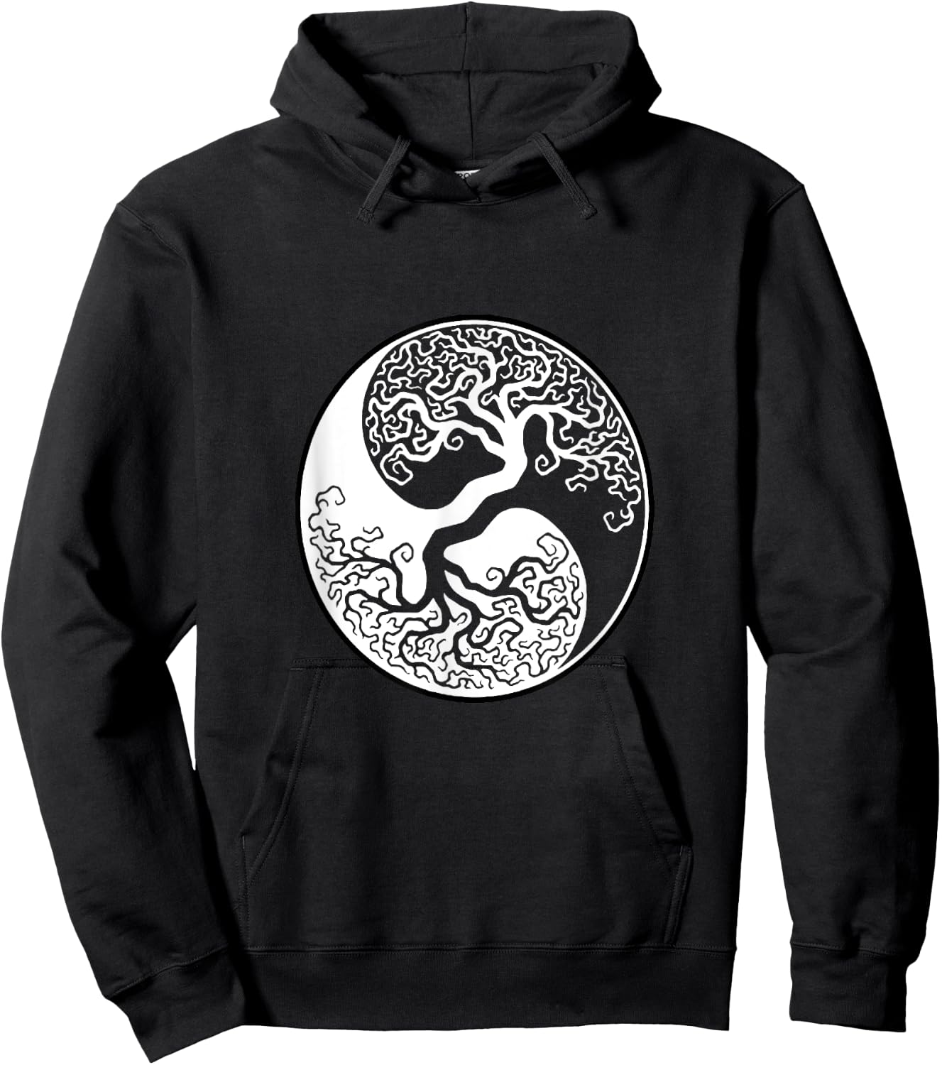 Yin Yang Tree Of Life Hoodie - Hoodie | Black
