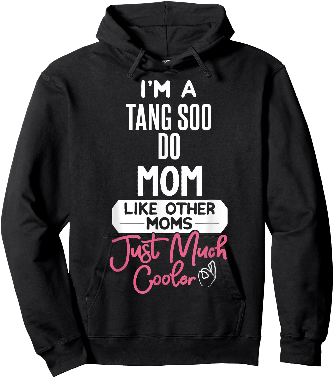 Cool Mothers Day Tang Soo Do Mom Hoodie - Hoodie | Black