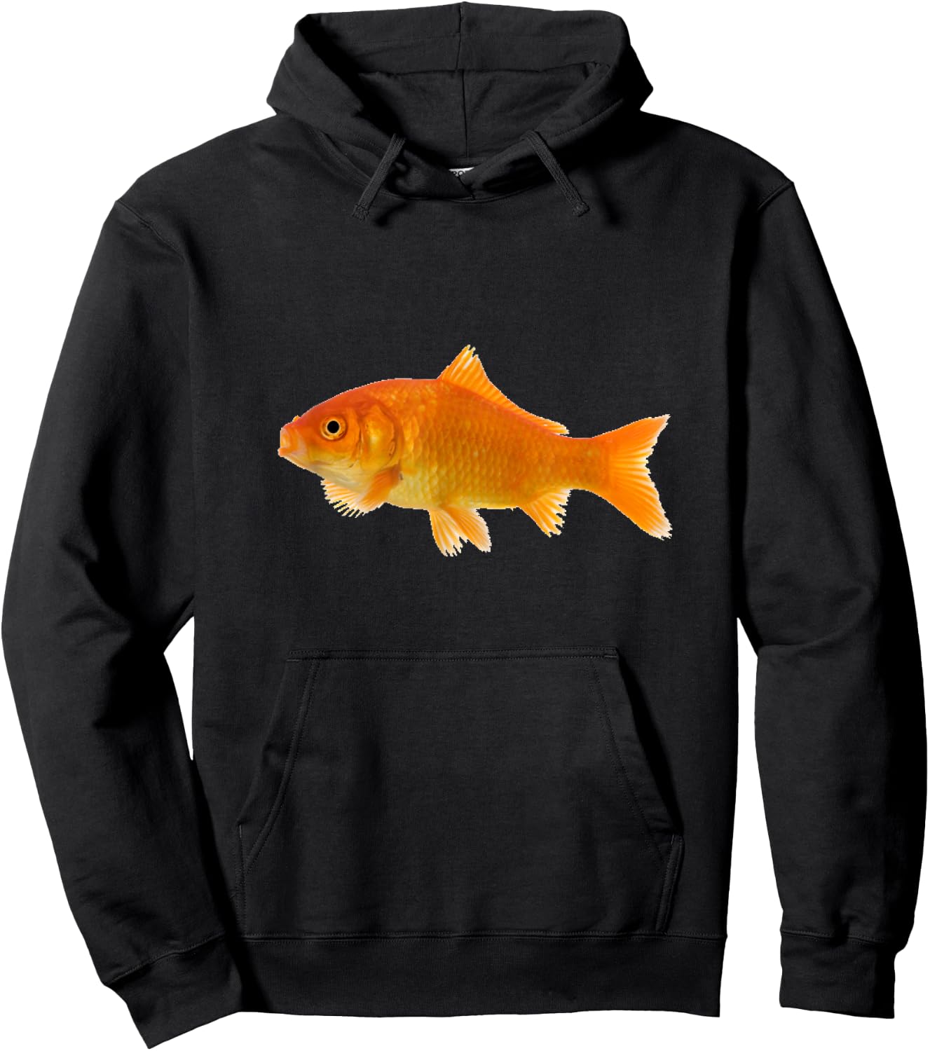 Goldfish Fish Orange Aquarium Fishy Hoodie - Hoodie | Black