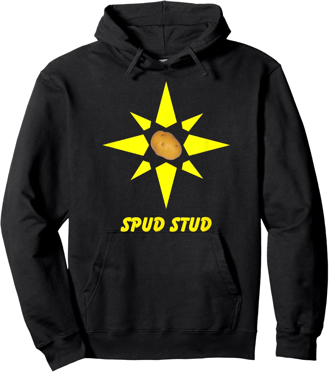 Spud Stud Potato Food Chef Cook Hoodie - Hoodie | Black