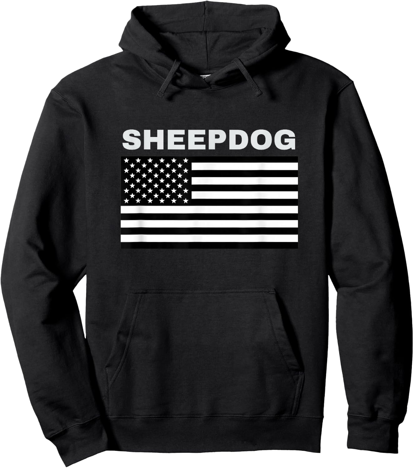 American Sheepdog Hoodie - Hoodie | Black