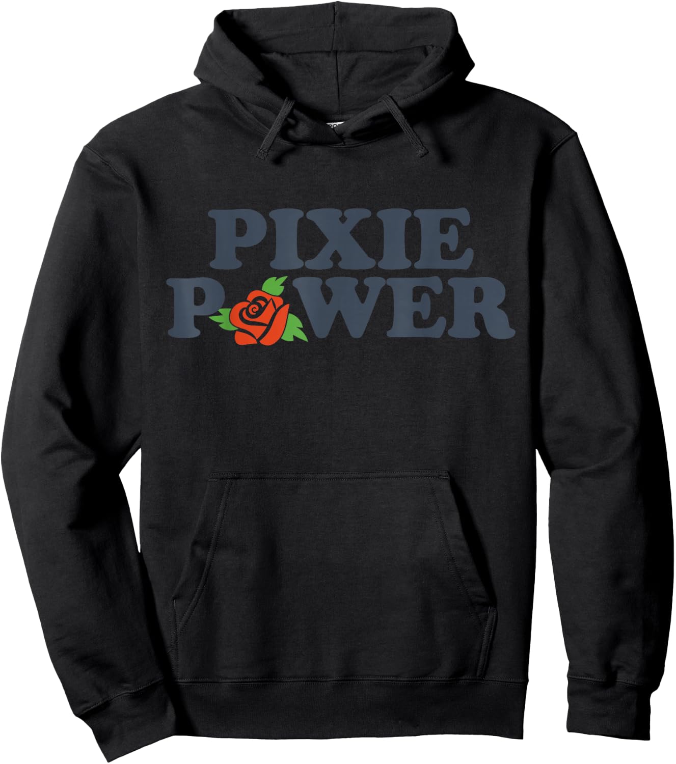 Pixie Power | Pixie Cut | Pixie Haircut Hoodie - Hoodie | Black