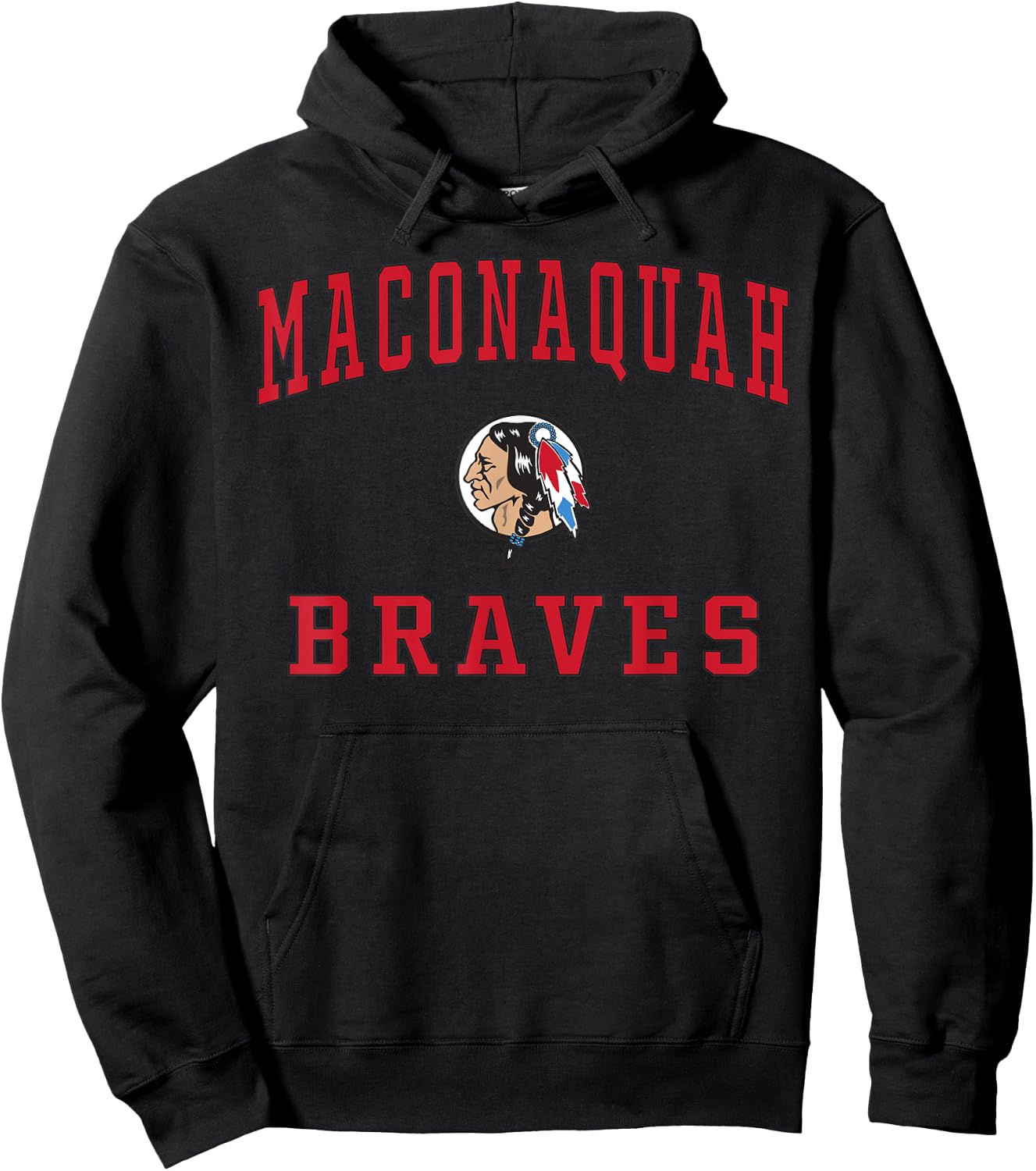 Maconaquah High School Braves Hoodie - Hoodie | Black
