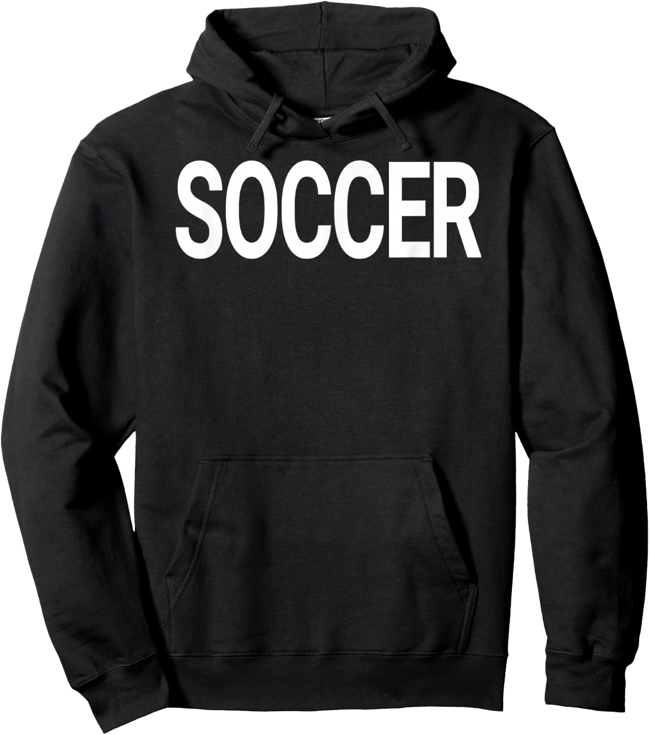 That Says Soccer Shirt - A Design That Says Soccer Hoodie - Hoodie | Black