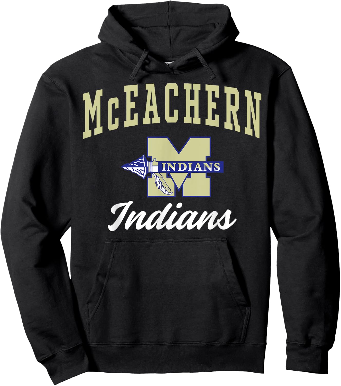 McEachern High School Indians C3 Hoodie - Hoodie | Black