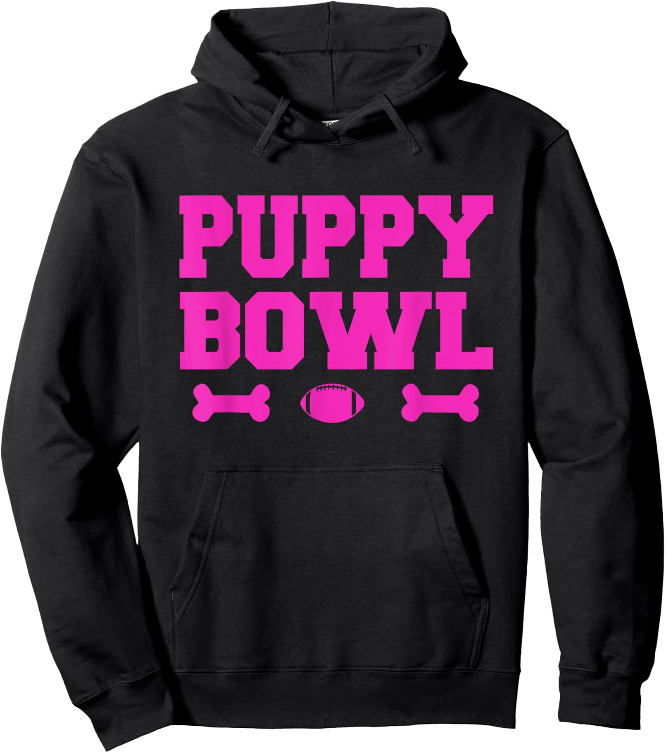 Puppy Bowl Football T Shirt Hoodie - Hoodie | Black