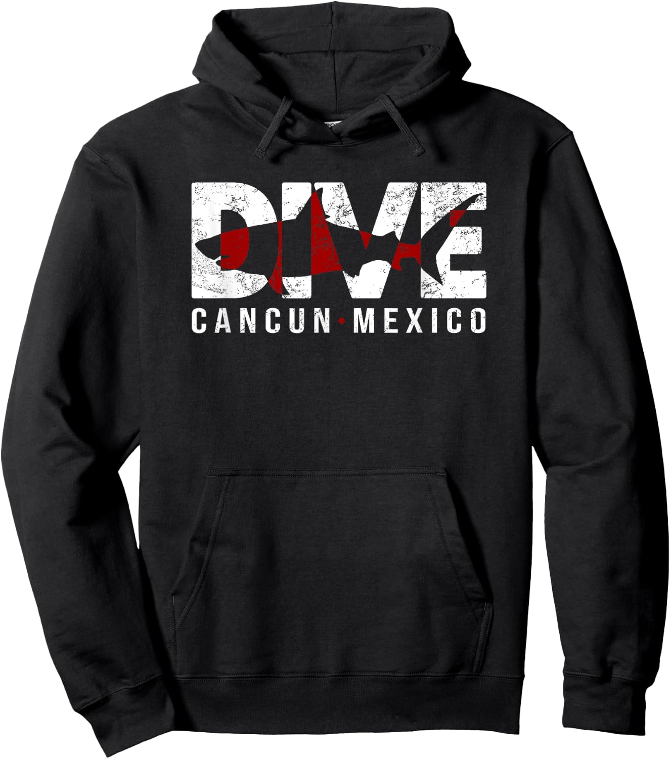 DIVE Cancun Mexico SCUBA DIVING Diver Hoodie - Hoodie | Black