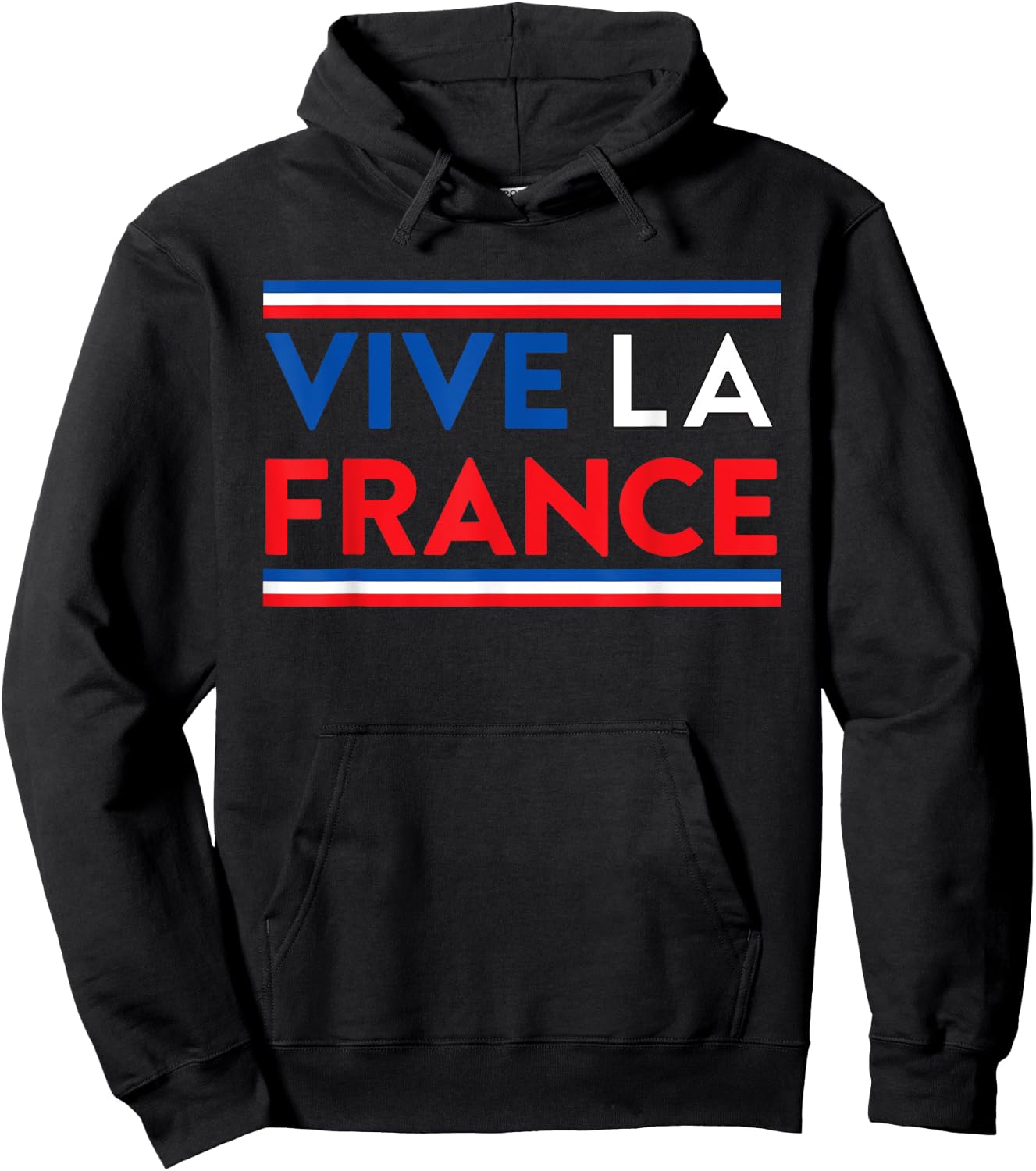 Vive La France Francophile French Pride Hoodie - Hoodie | Black