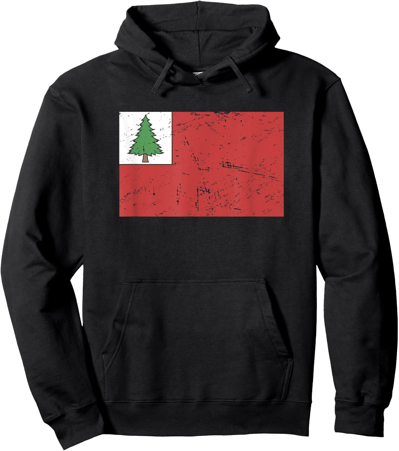 Flag Of New England 1776 American Revolutionary War Hoodie - Hoodie | Black