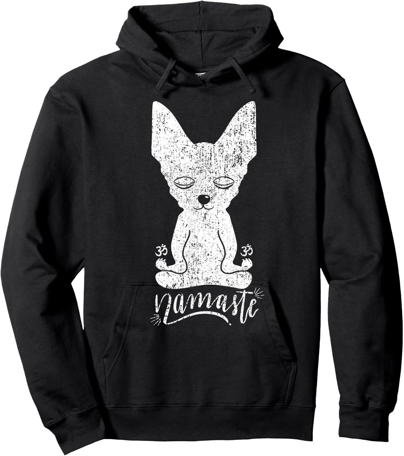Chihuahua Yoga Namaste Meditation Dog Funny Hoodie - Hoodie | Black