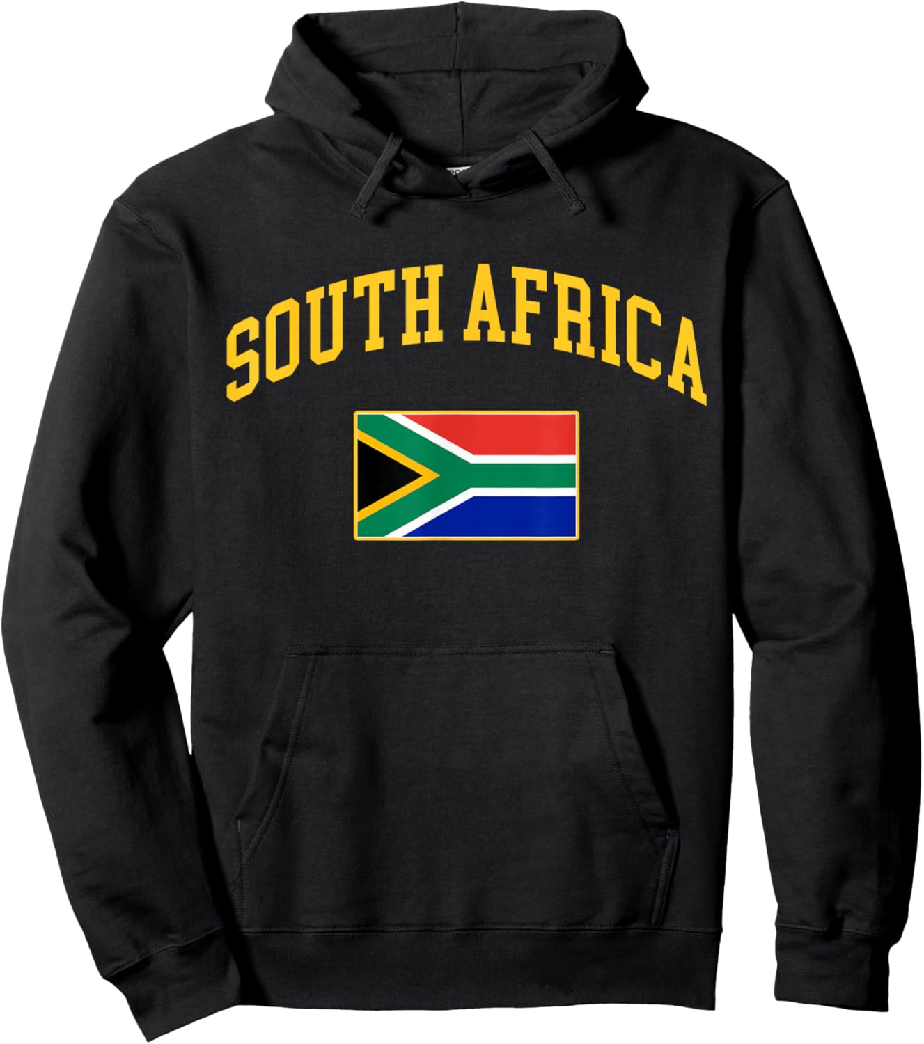 South Africa Flag Retro Vintage Classic Graphic Hoodie - Hoodie | Black