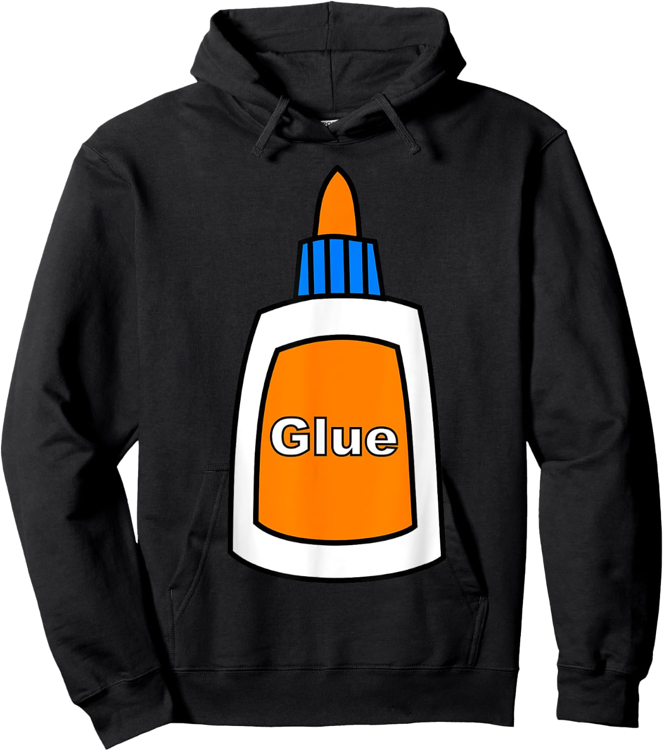 Glue Bottle Funny School Supply Halloween Costume Hoodie - Hoodie | Black