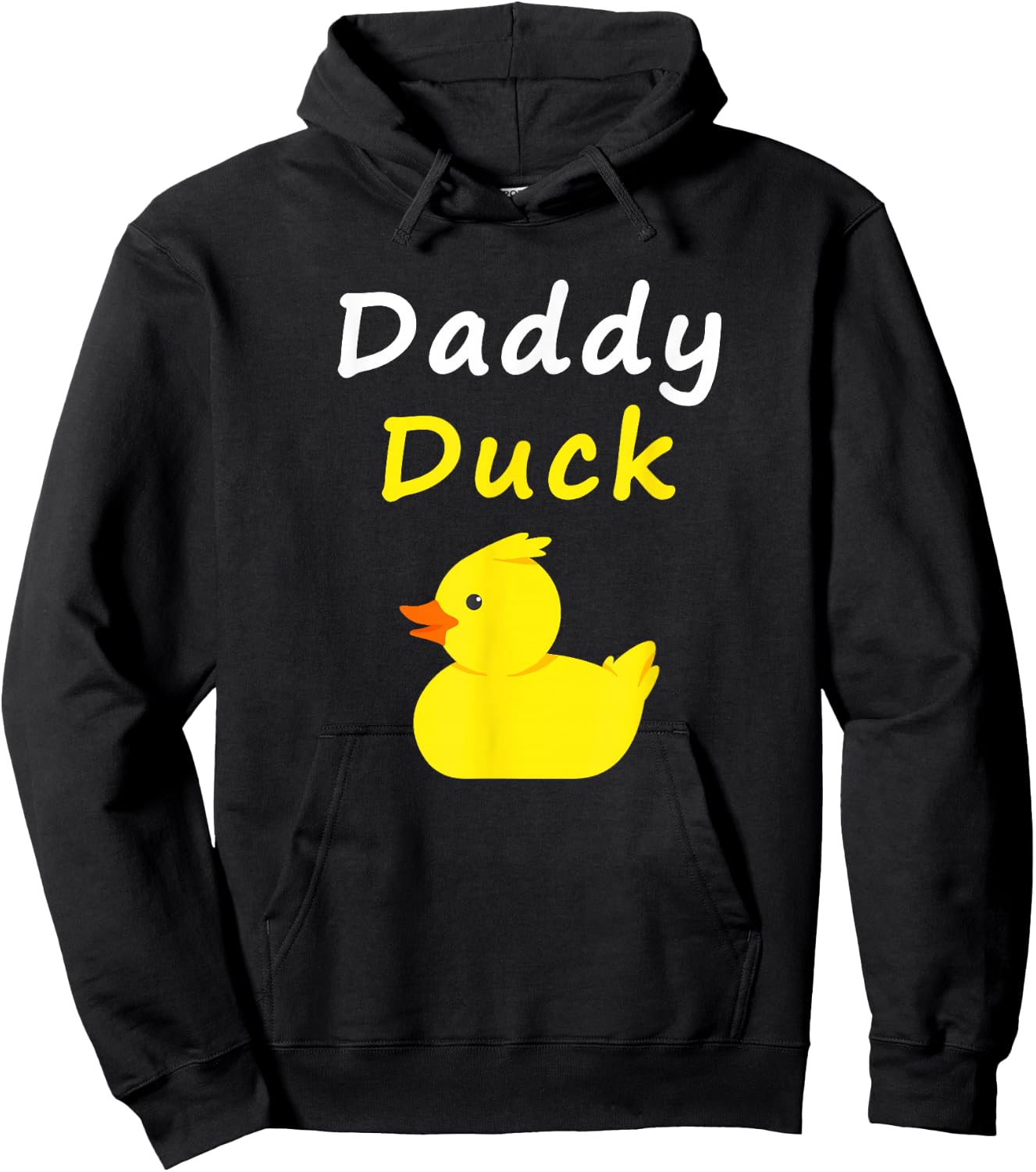 Daddy Duck Rubber Duck Dad Hoodie - Hoodie | Black