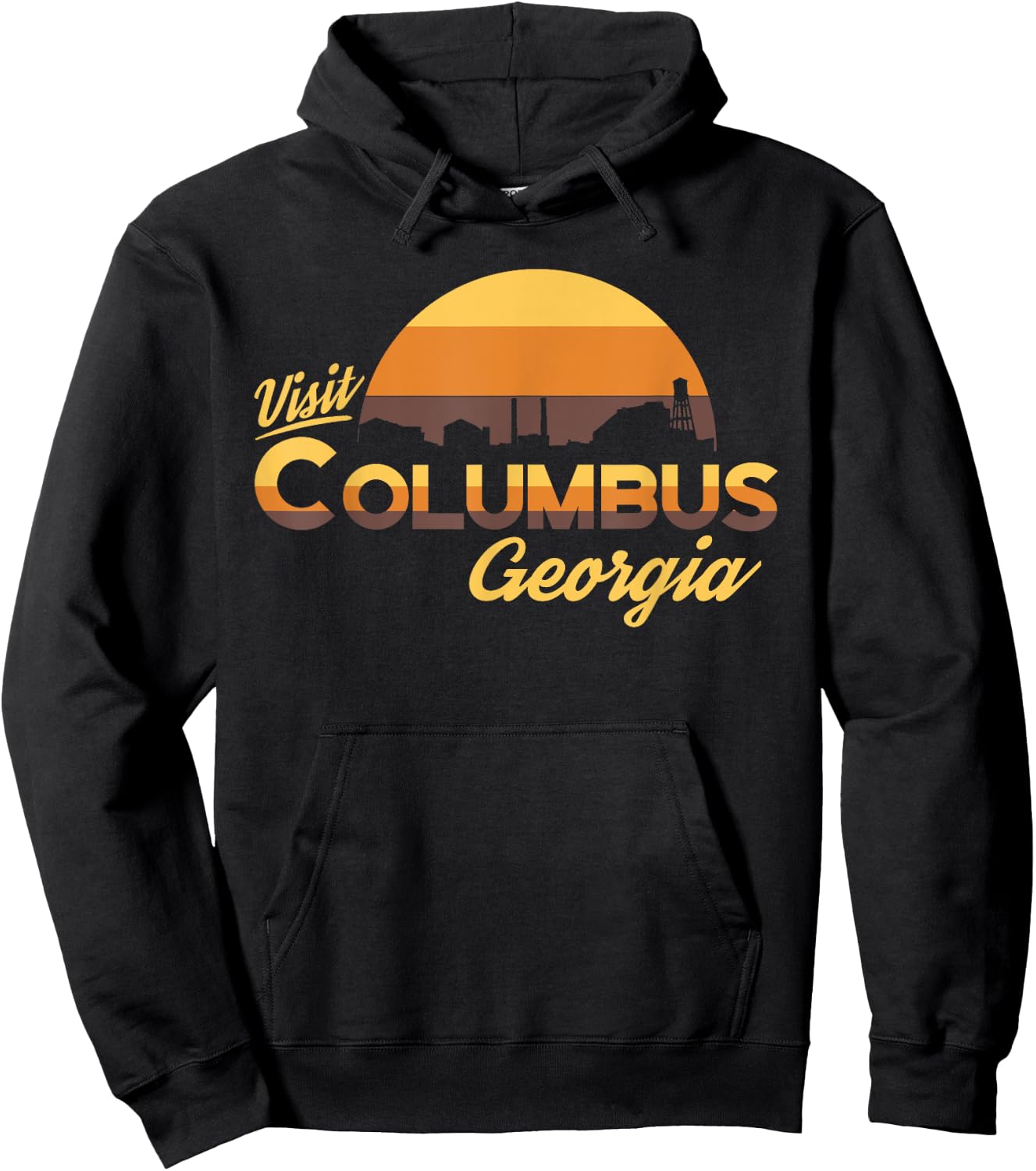 Visit Columbus Georgia Hoodie - Hoodie | Black