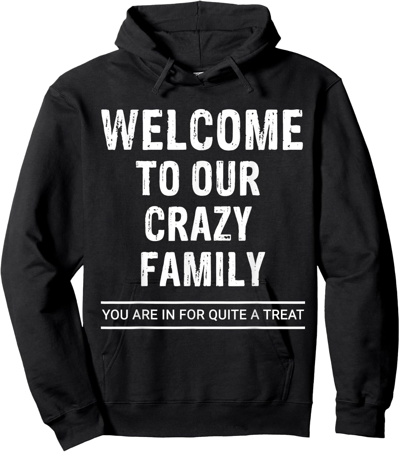 Gifts For Soon To Be Sister In Law - Crazy Family Hoodie - Hoodie | Black