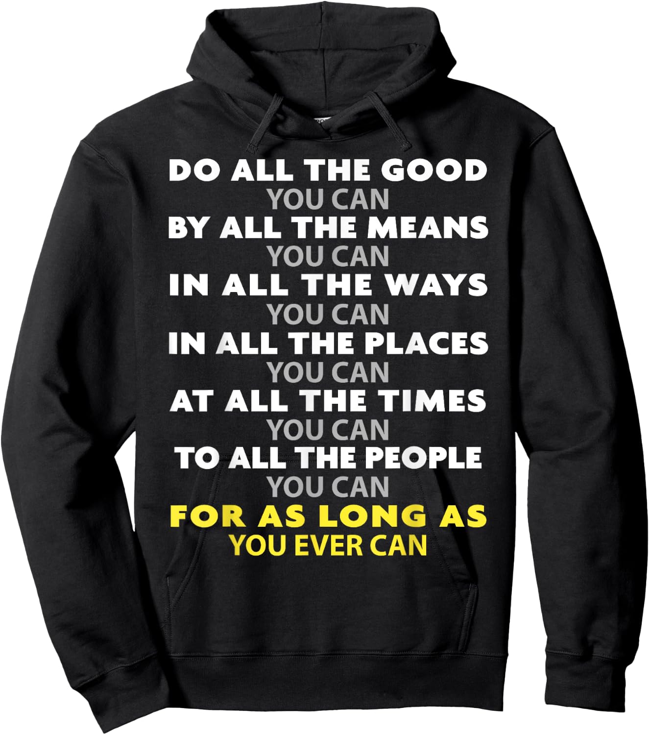 Do All the Good You Can - Choose Kind Precept Hoodie - Hoodie | Black