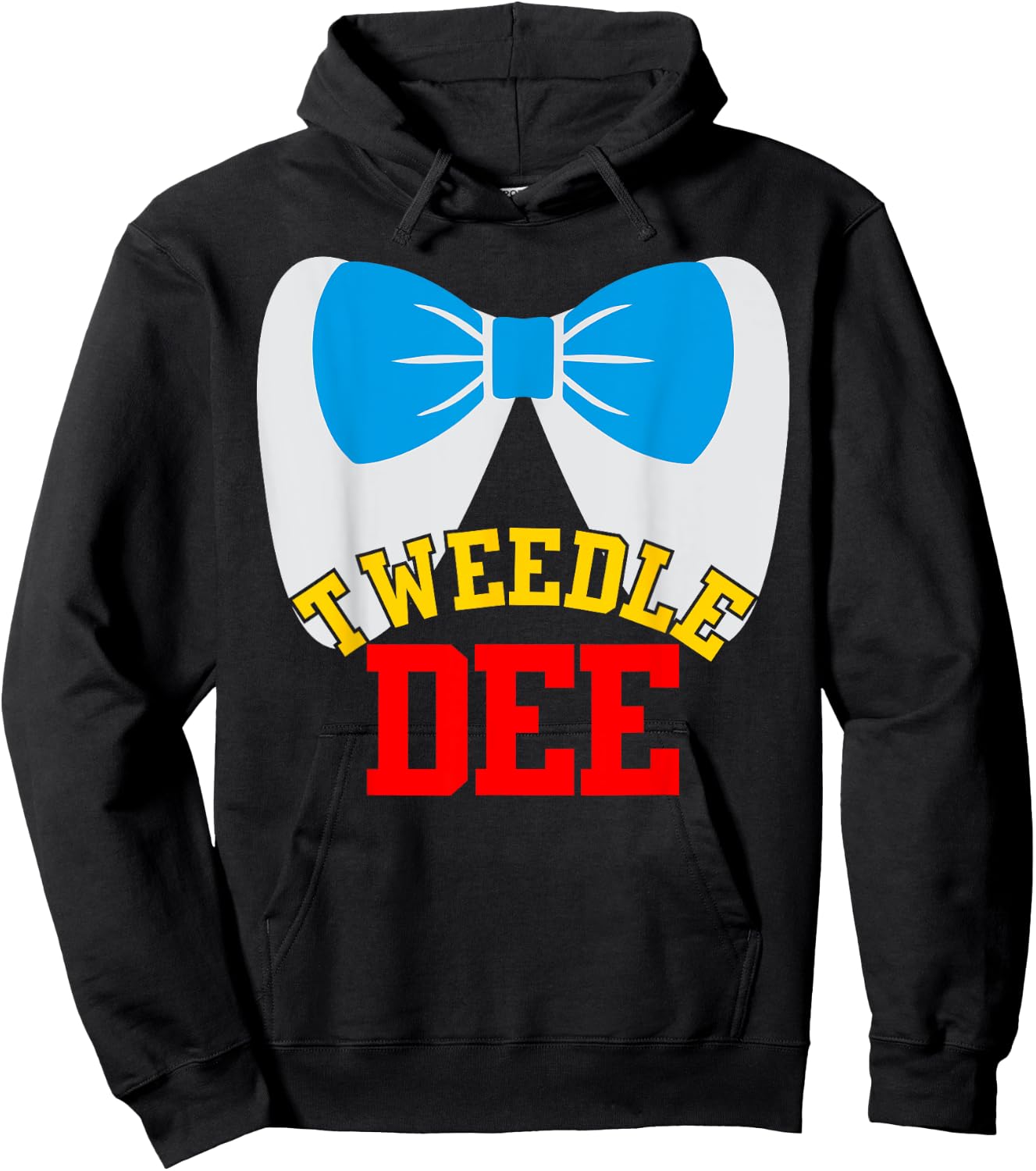 Tweedle Dee Dum funny matching halloween costume for couples Hoodie - Hoodie | Black