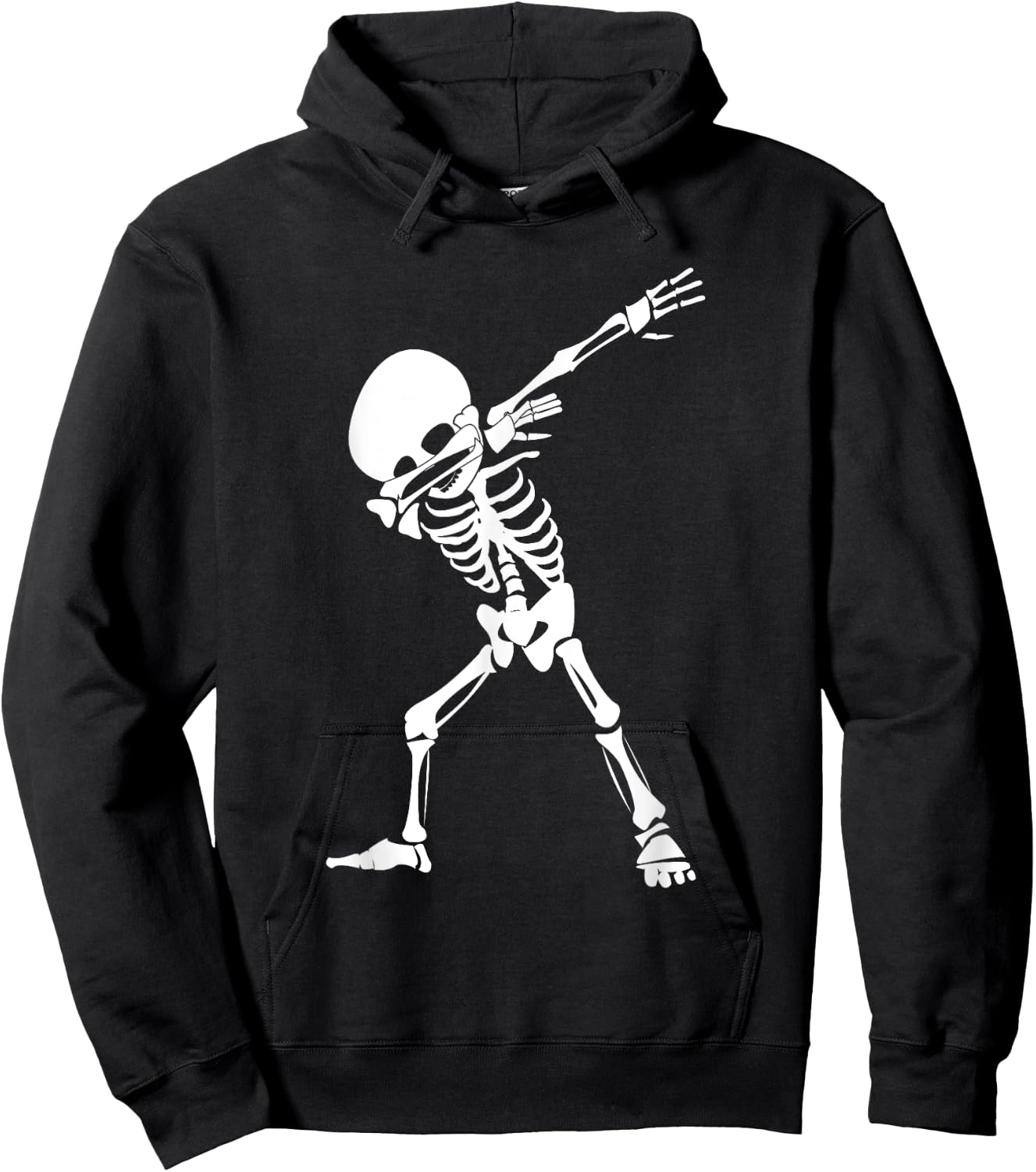 Dabbing Skeleton Shirt - Funny Halloween Dab Skull Hoodie - Hoodie | Black