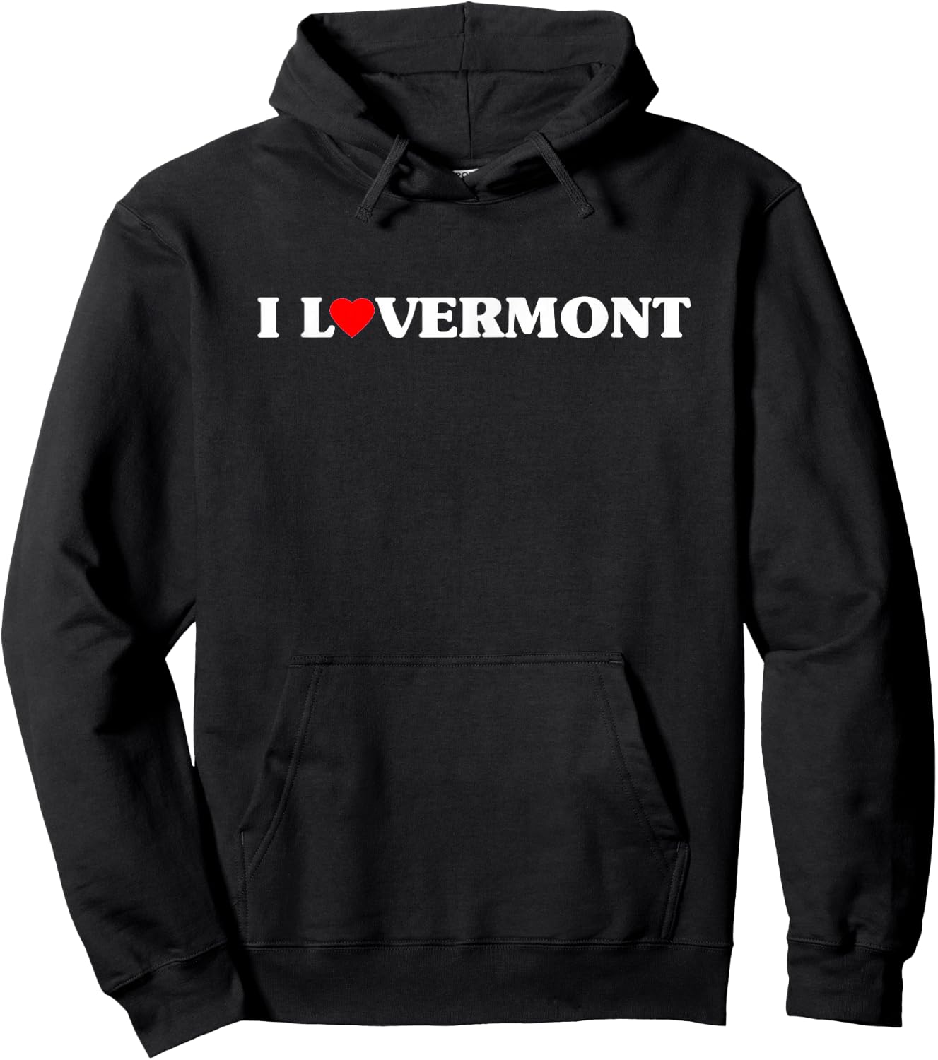 I LOVERMONT : I Love Vermont Hoodie - Hoodie | Black