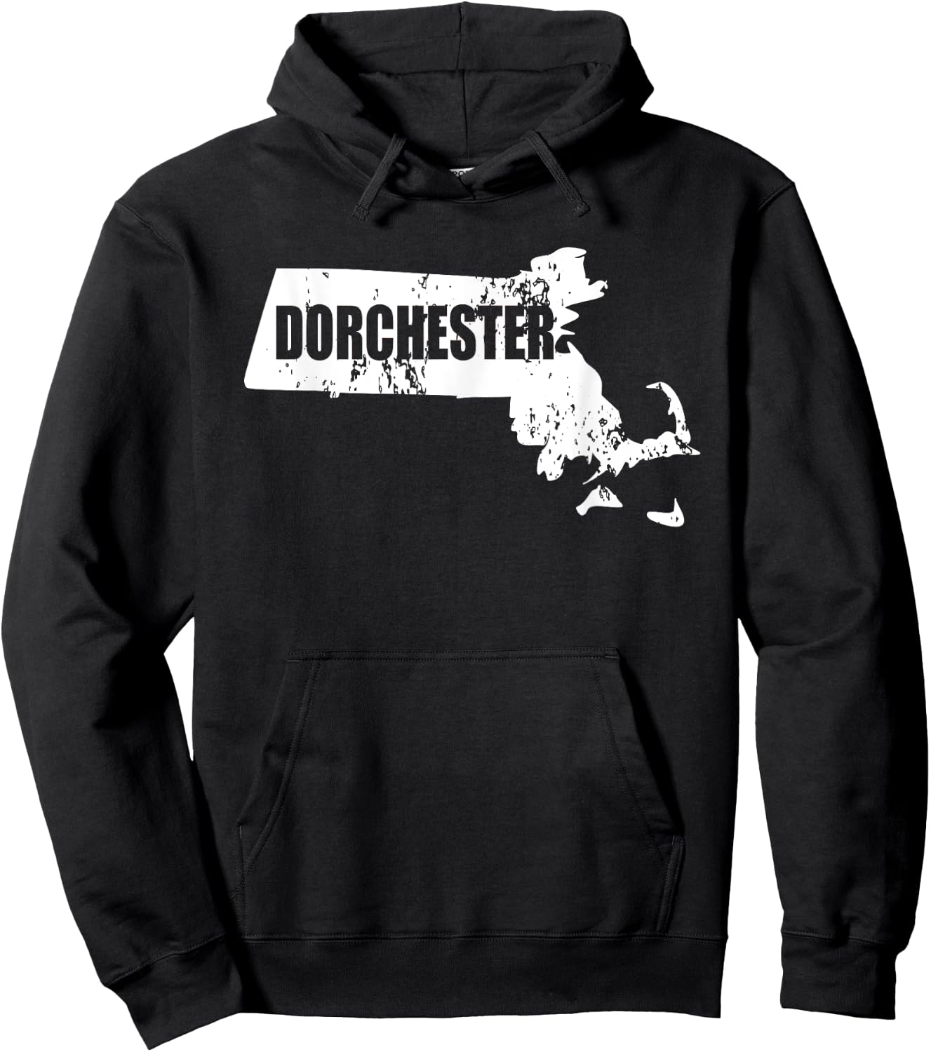 Dorchester MA Shirt Hoodie - Hoodie | Black