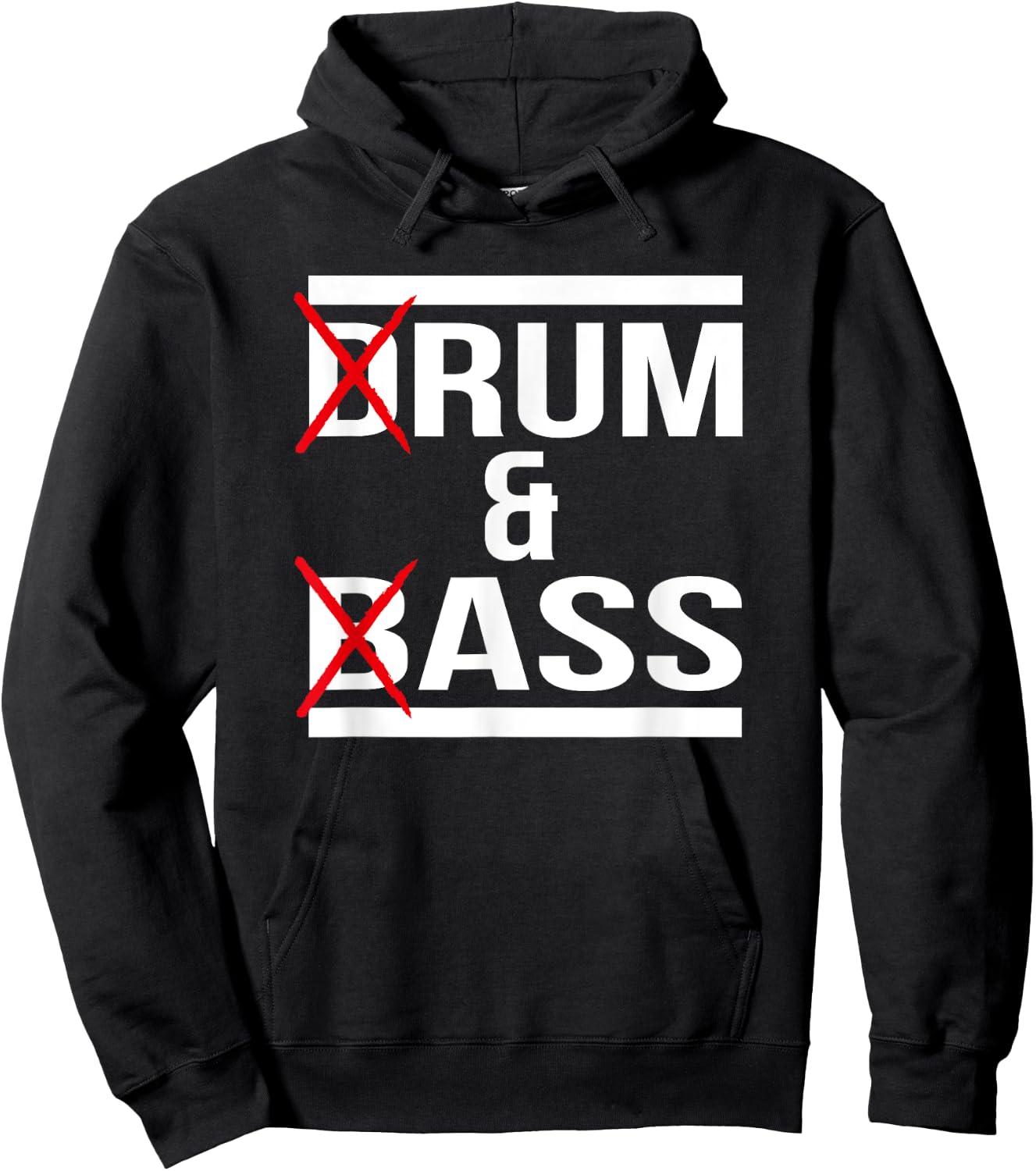 Drum and Bass DnB Funny Motive Hoodie - Hoodie | Black