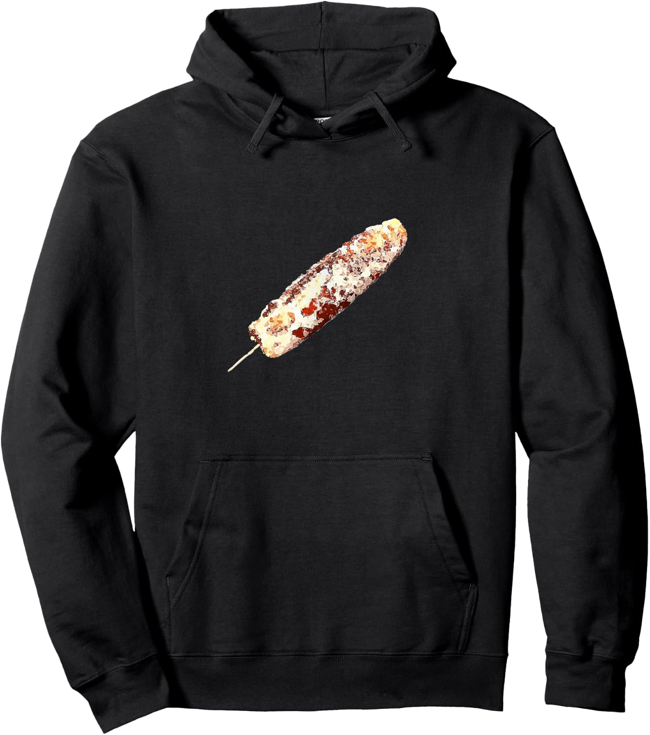 Elote Corn on the Cob Stick Mexican Corn Hoodie - Hoodie | Black