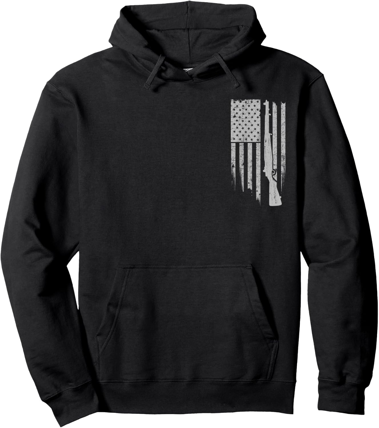 M1 Garand Stars & Stripes Hoodie - Hoodie | Black