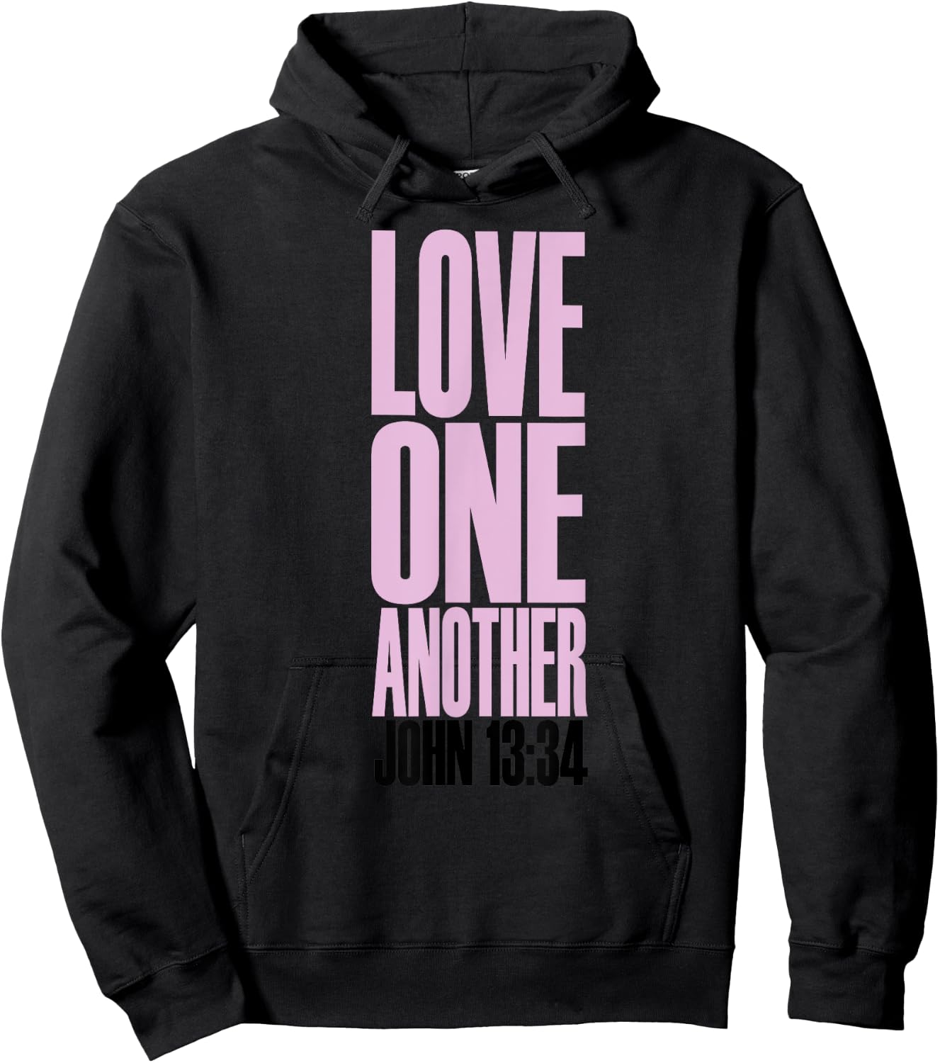Love One Another Christian Hoodie - Hoodie | Black