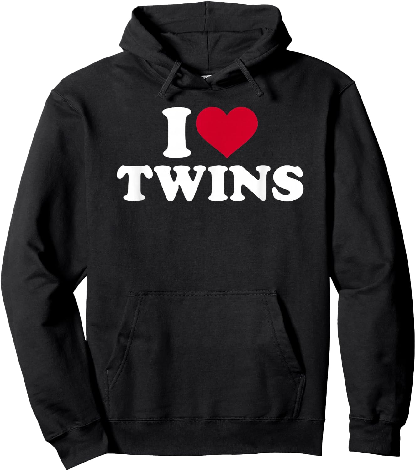 I love twins Hoodie - Hoodie | Black