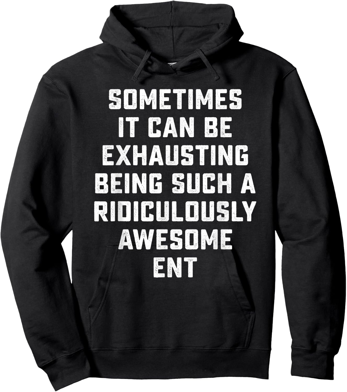 Awesome ENT Sarcastic Funny Saying Otolaryngologist Gift Hoodie - Hoodie | Black