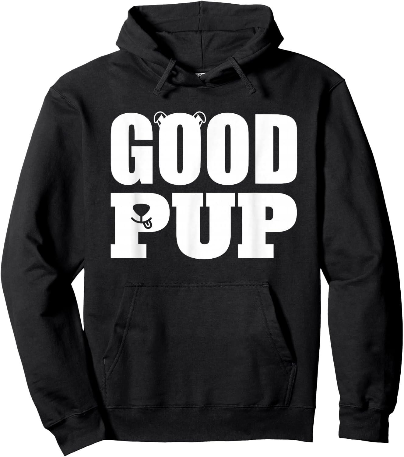 Good Pup Human Puppy Play Petplay Hoodie - Hoodie | Black