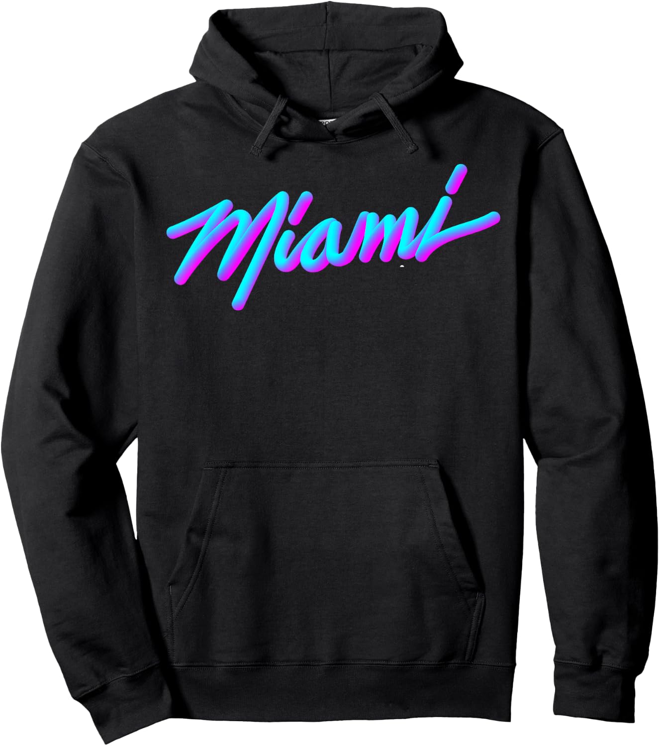 Miami - Vaperwave Synthwave 80s Style Retro Design Hoodie - Hoodie | Black