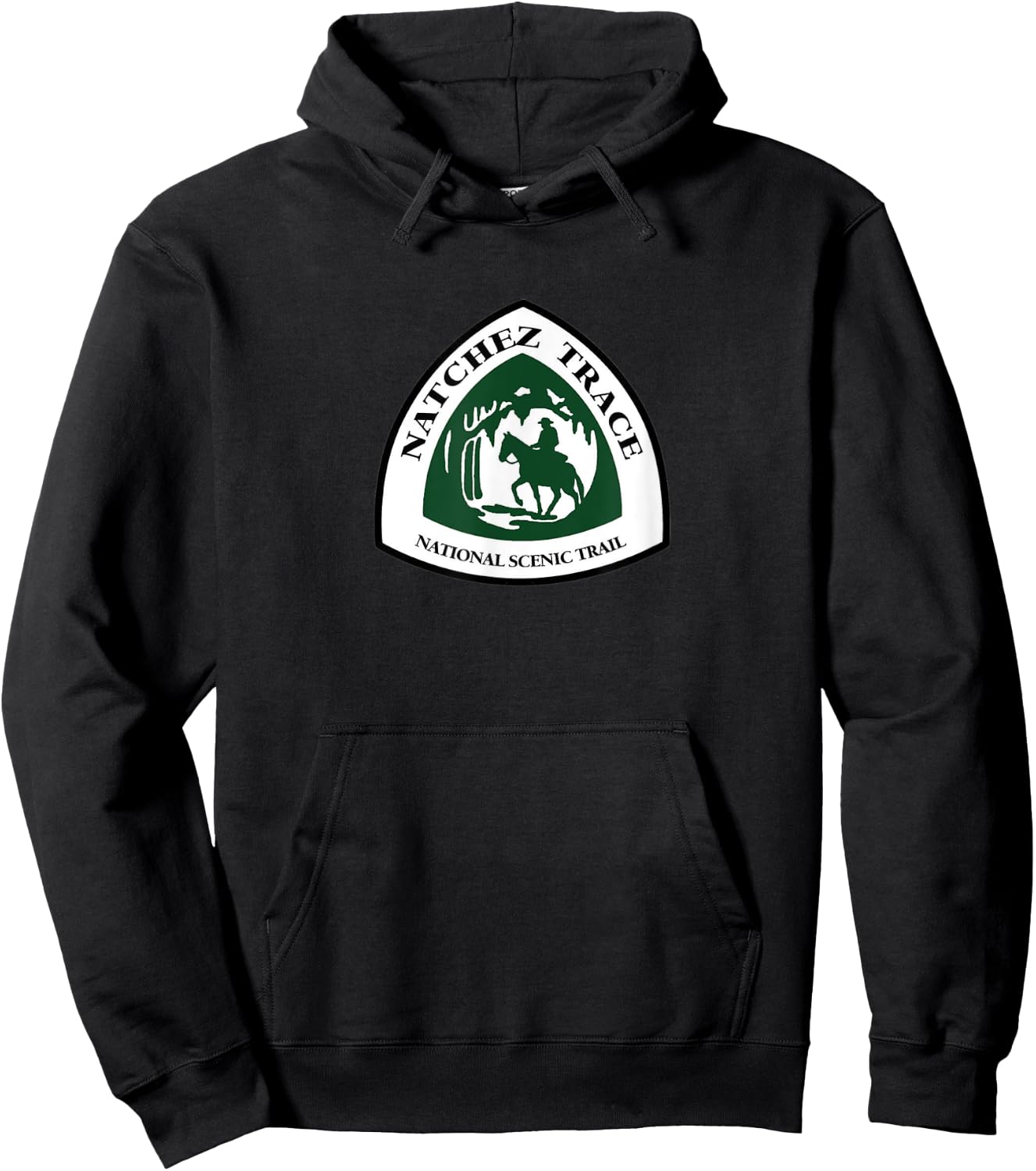 National Scenic Trail Shirt - Natchez Trace Trail Hoodie - Hoodie | Black