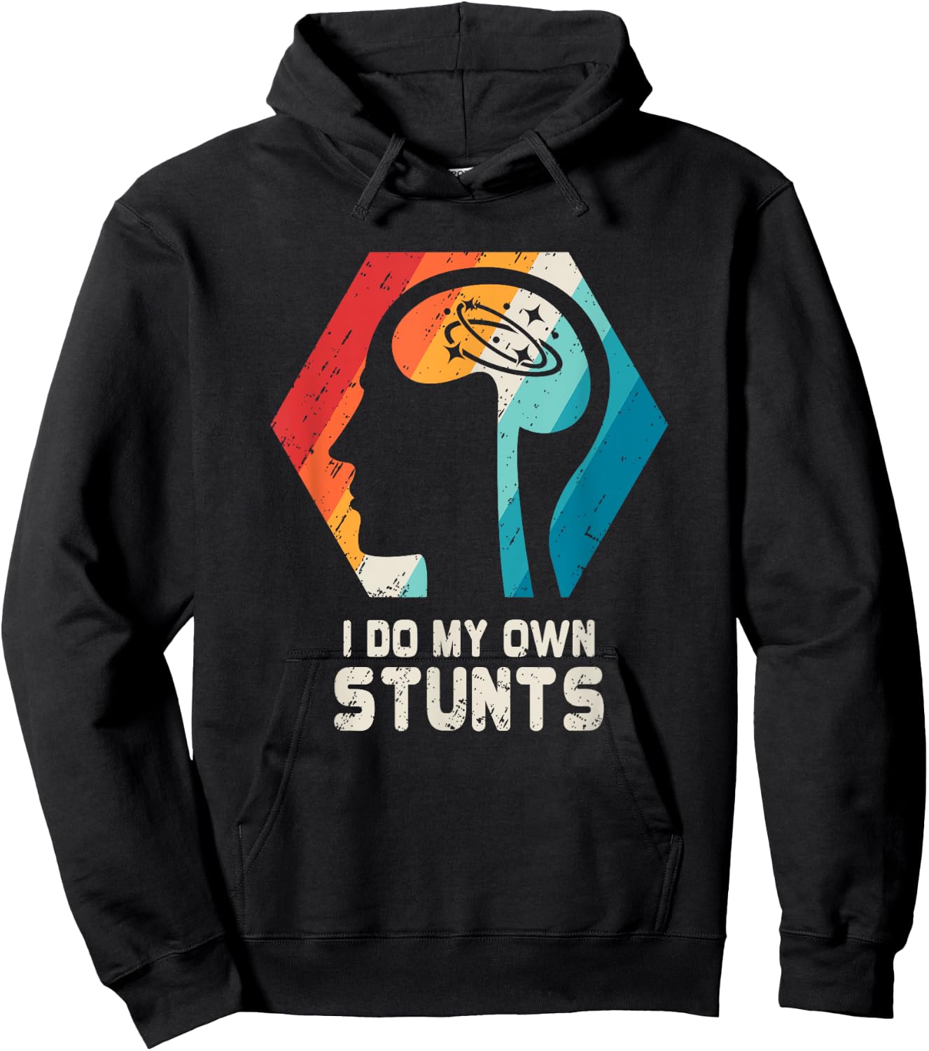 Concussion T Shirt Brain Head Injury Get Well Soon Gift Hoodie - Hoodie | Black