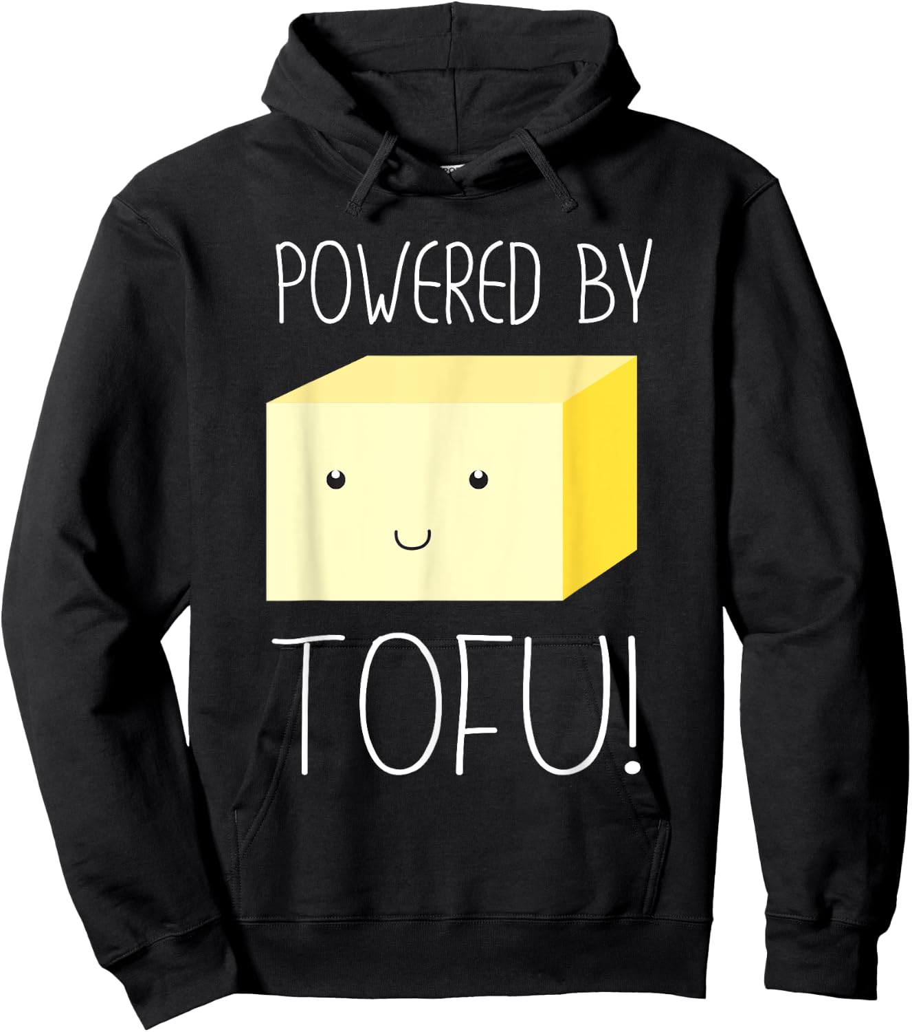 Powered by tofu Hoodie - Hoodie | Black