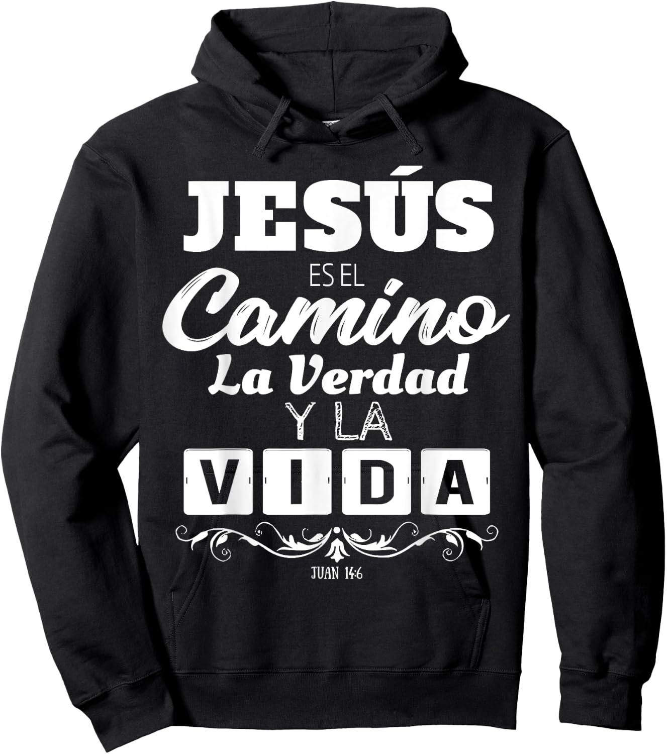 Mensajes Biblicos Dios Jesus Espanol Spanish for Christians Hoodie - Hoodie | Black
