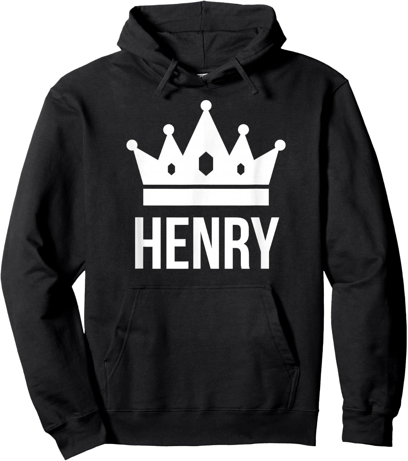 Henry Name Shirt - King Prince Crown Design Hoodie - Hoodie | Black