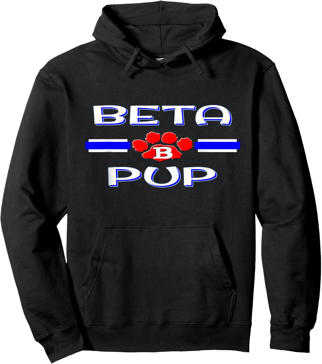 Gay Beta Pup Play Shirt | BDSM Gear Puppy Fetish Kink Hoodie - Hoodie | Black