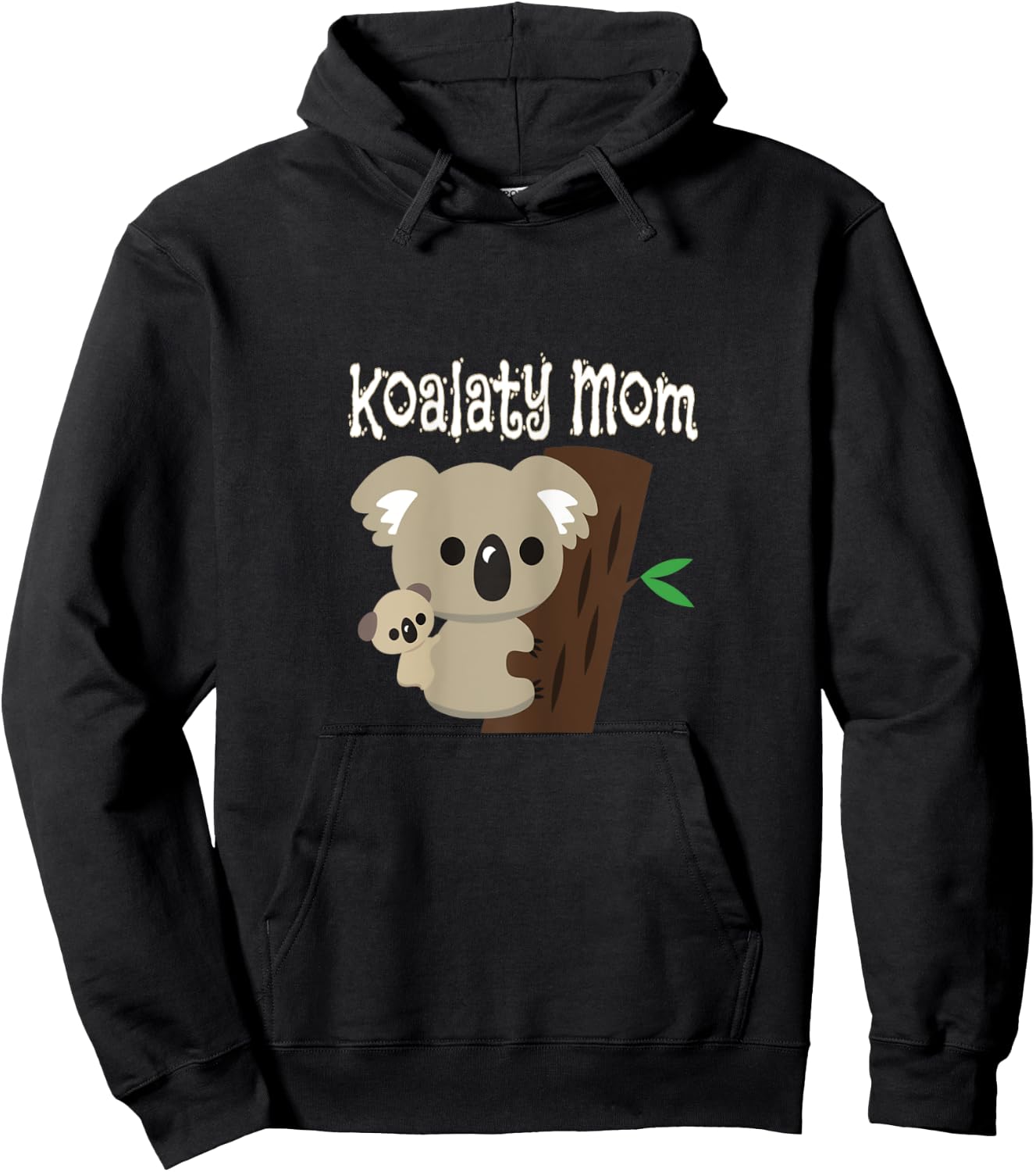 Koalaty Mom Koala Bear Gift Mothers Day unique Gift Hoodie - Hoodie | Black