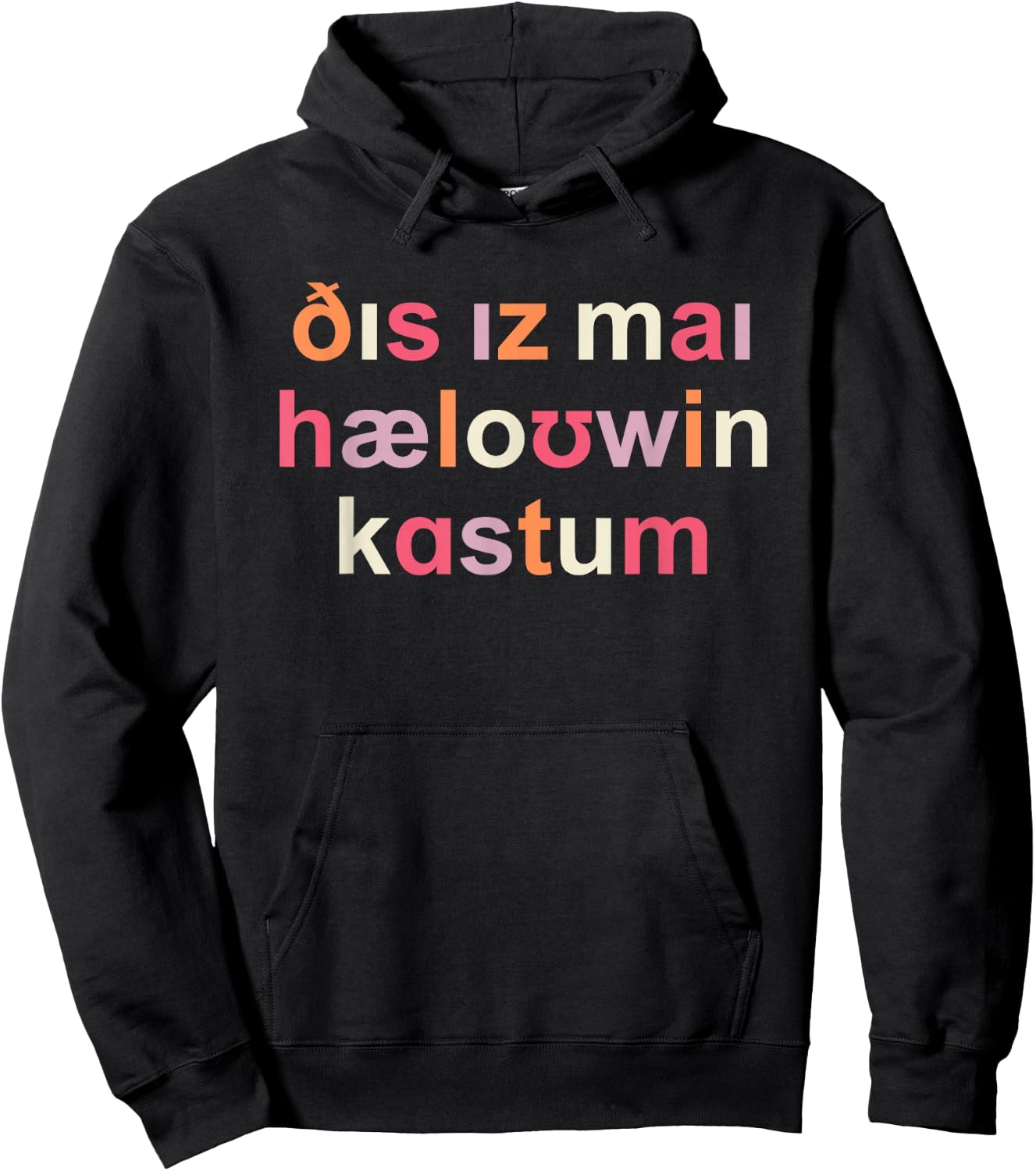 Halloween Speech Therapy IPA Cute Funny SLP Costume Hoodie - Hoodie | Black