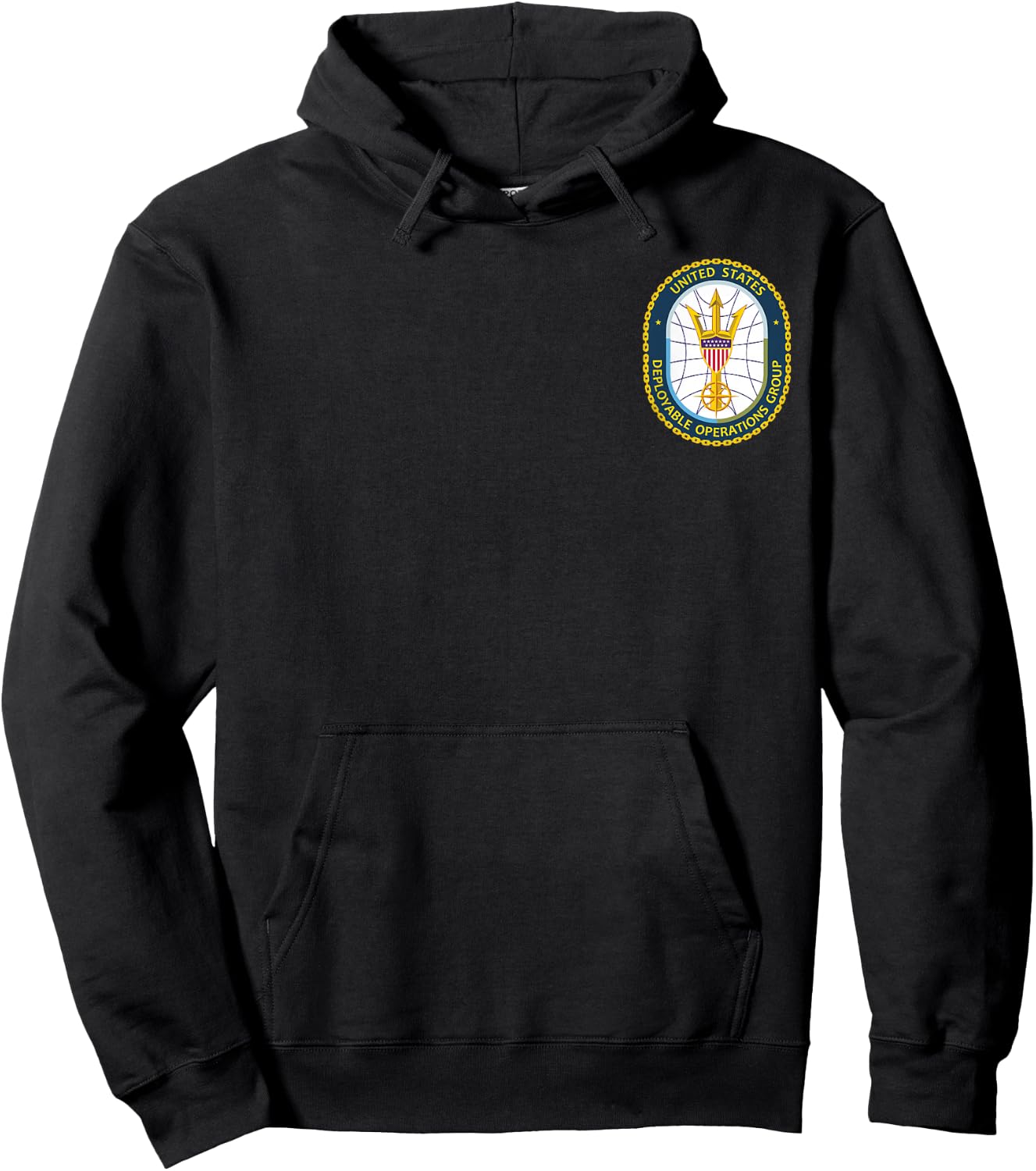 US Coast Guard Deployable Operations Group Patch Hoodie - Hoodie | Black