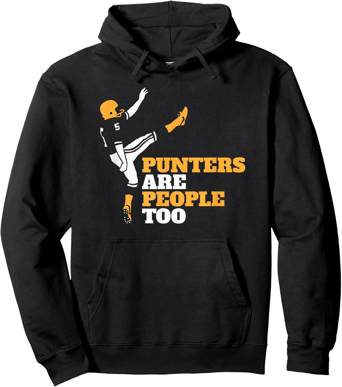 Punters Are People Too Hoodie - Hoodie | Black