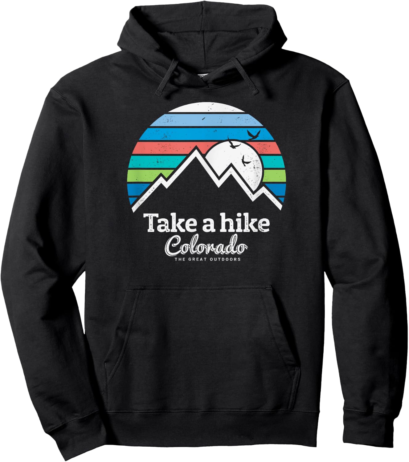 Take a Hike Colorado - Hiking Colorado Hoodie - Hoodie | Black
