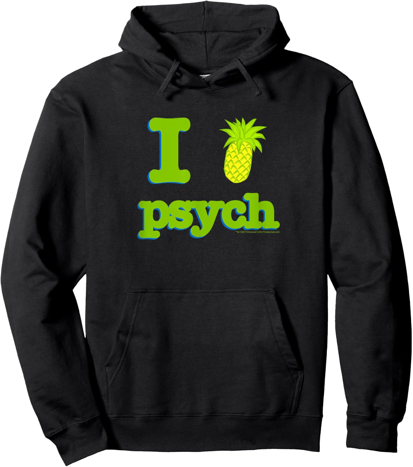 Psych I Love Psych Hoodie - Hoodie | Black