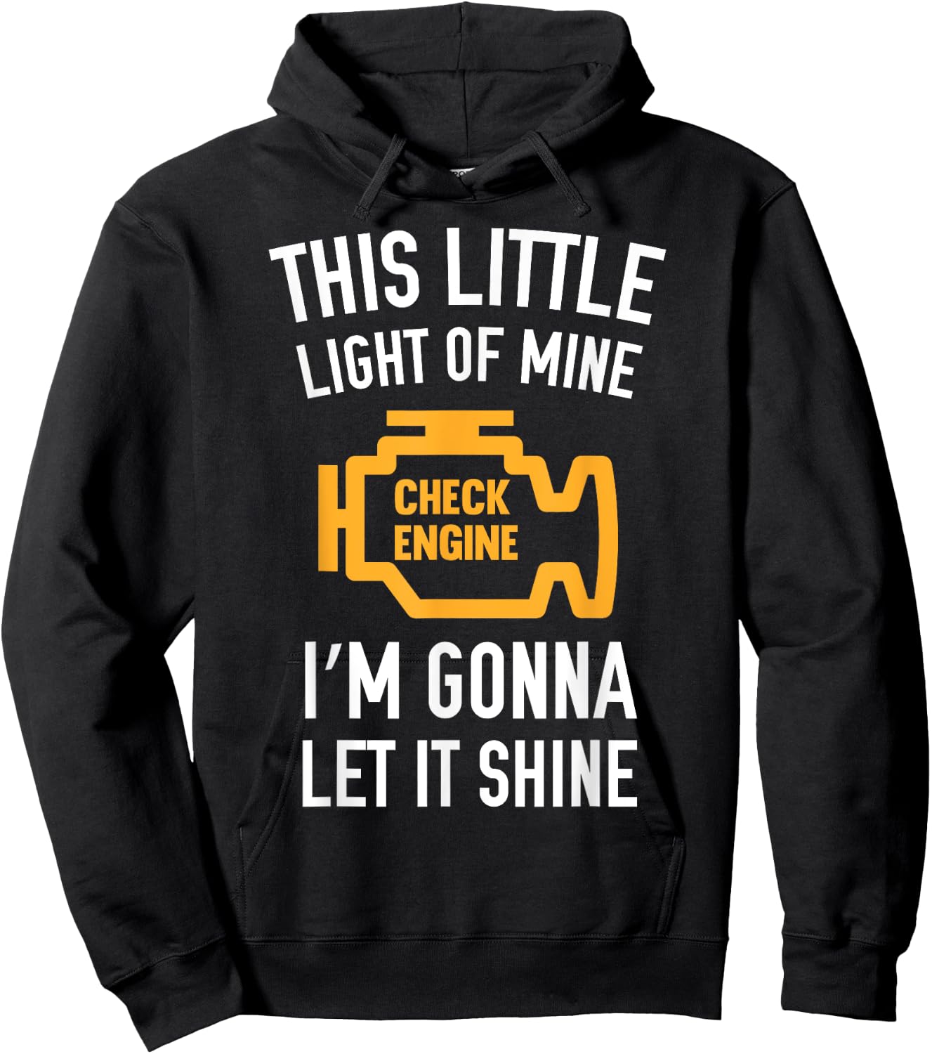 This Little Light Of Mine I'm Gonna Let It Shine Hoodie - Hoodie | Black