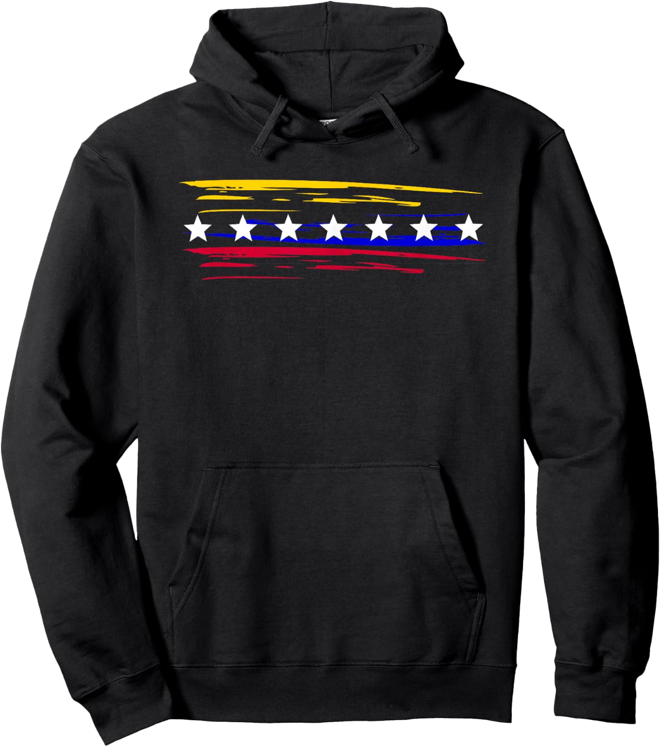 Venezuela 7 big stars flag minimalist Hoodie - Hoodie | Black